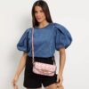 Guess Bolsas - Bolsa Baguete Daisee | Rosa & Branca