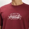Coca-Cola - Camiseta Com Inscrições | Vinho