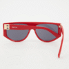 Triton - Óculos de sol Eyewear retrô acetato | Vermelho