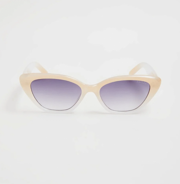 Triton - Óculos de sol Triton Eyewear retrô acetato | Bege com Branco