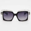 Triton - Óculos de sol Triton Eyewear quadrado acetato | Preto com Transparente