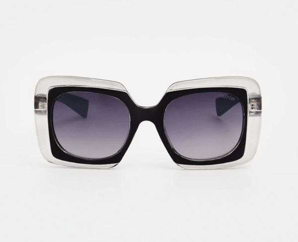 Triton - Óculos de sol Triton Eyewear quadrado acetato | Preto com Transparente