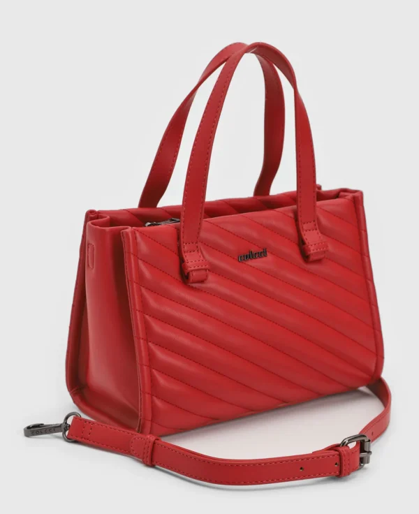 Colcci- Bolsa Tiracolo Alça Dupla Vermelha