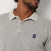 AD - Polo AD Com Bordado | Cinza Claro