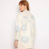 Camisa Sol Hering Feminino - Off White & Azul