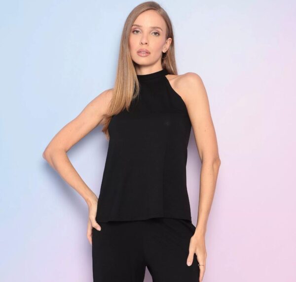 Maria Padilha - Blusa Com Recortes | Preta