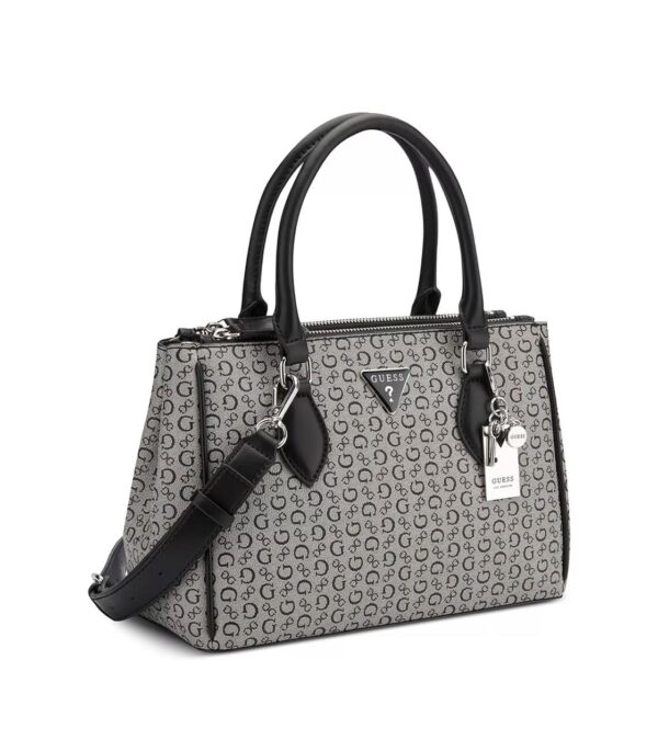Guess Bolsas - Bolsa De Tote Doretta | Cinza Claro & Preta