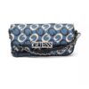 Guess Bolsas - Bolsa Baguete Daisee | Azul Escuro & Off-White