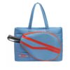 Bolsa Shopper Com Recortes. - Azul & Laranja. - Santa Lolla
