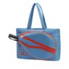 Bolsa Shopper Com Recortes. - Azul & Laranja. - Santa Lolla