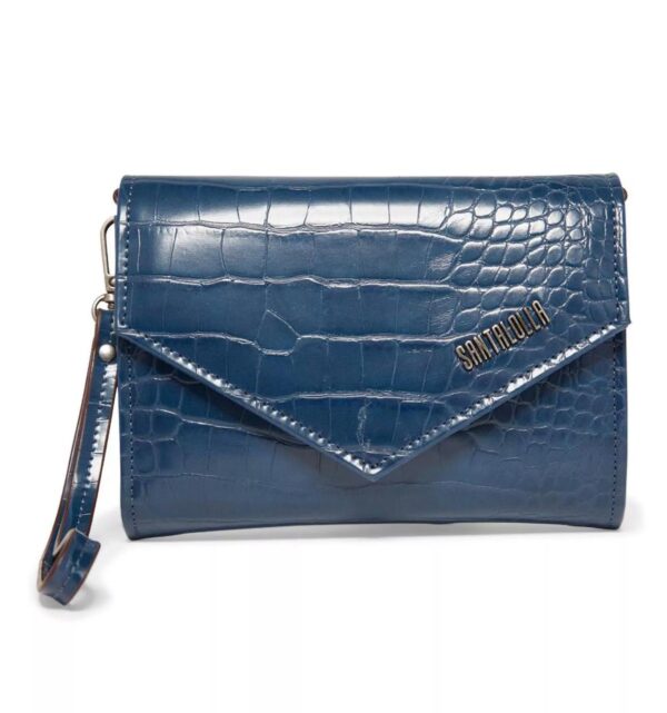 Carteira Texturizada. - Azul Escuro - Santa Lolla