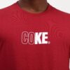 Coca-Cola - Camiseta Com Inscrições | Vermelho