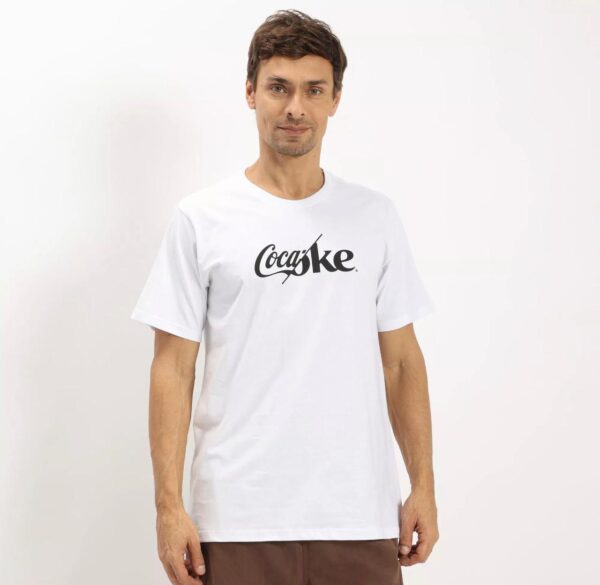 Coca-Cola - Camiseta Com Inscrições | Branco