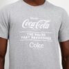 Coca-Cola - Camiseta Com Inscrições | Cinza