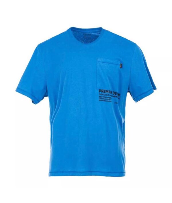 Triton - Camiseta Com Bolso | Azul