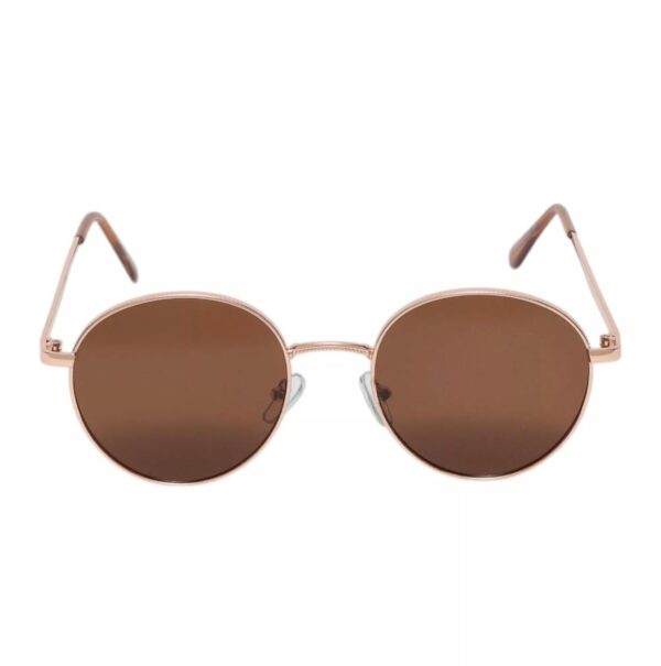 Les Bains Paris - Óculos De Sol Arredondado | Cobre & Marrom