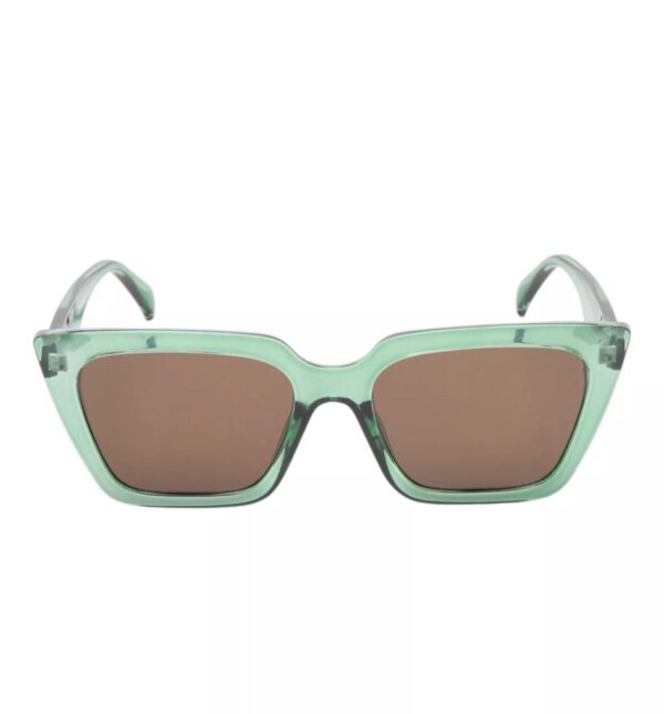 Le Bains Paris - Óculos De Sol Quadrado | Verde Escuro & Marrom