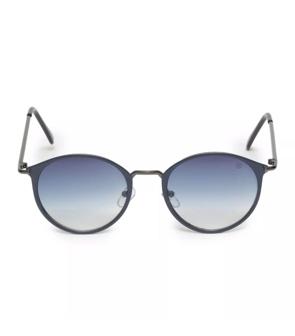 Le Bains Paris - Óculos De Sol Arredondado | Azul Marinho & Azul