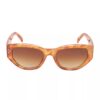 Le Bains Paris - Óculos de Sol Gatinho | Laranja & Marrom