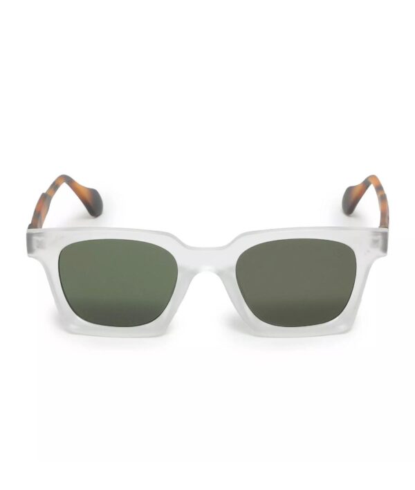 Le Bains Paris - Óculos De Sol Quadrado | Incolor & Preto