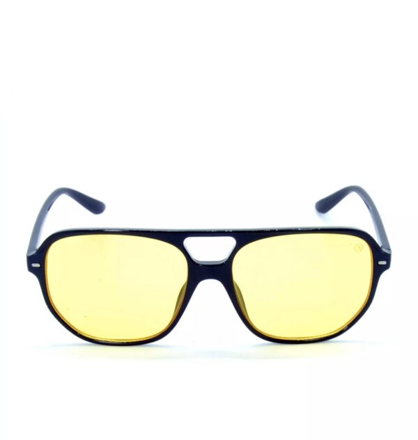 Le Bains Paris - Óculos de Sol Aviador | Preto & Amarelo