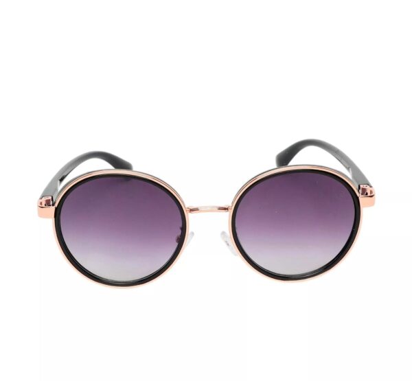 Le Bains Paris - Óculos De Sol Redondo | Preto & Azul Marinho