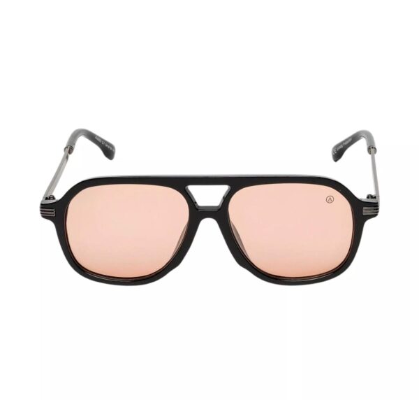 Le Bains Paris - Óculos De Sol Aviador | Preto & Laranja Claro