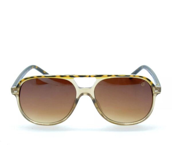 Le Bains Paris - Óculos de Sol Aviador | Marrom Claro & Marrom