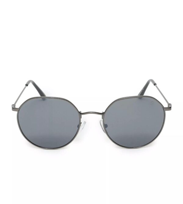 Le Bains Paris - Óculos De Sol Arredondado | Preto & Cinza Escuro