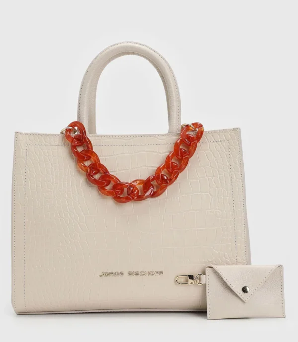 Bolsa Jorge Bischoff Tiracolo Off White