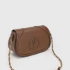 Vizzano - Bolsa Tiracolo Alça Corrente Marrom