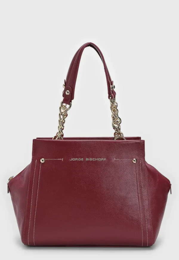 Bolsa Jorge Bischoff Alça Corrente Vinho