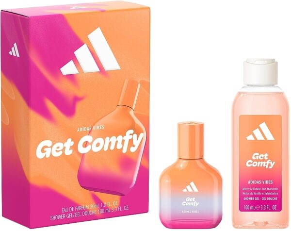 Kit Adidas Vibes Get Comfy 100 ml + Shower Gel