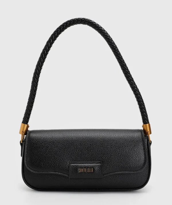 Bolsa Tiracolo Santa Lolla Alça Dupla Preta