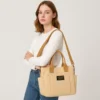 Star Shop - Bolsa Feminina Transversal Tote De Lona Ombro Grande | Creme