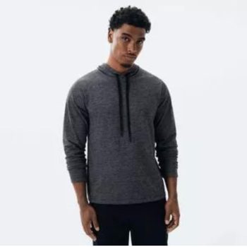 Camiseta Hering Com Capuz - Preta