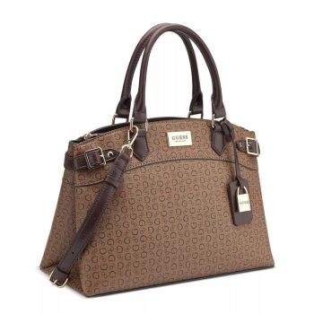 Guess Bolsas - Bolsa Tote Com Monograma | Marrom