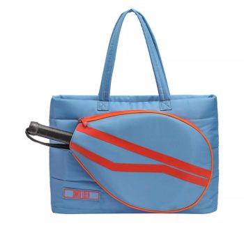 Bolsa Shopper Com Recortes. - Azul & Laranja. - Santa Lolla