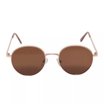 Les Bains Paris - Óculos De Sol Arredondado | Cobre & Marrom