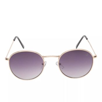 Les Bains Paris - Óculos De Sol Redondo | Dourado & Roxo