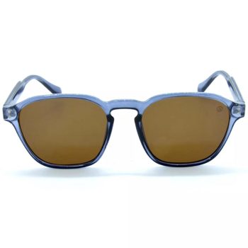 Le Bains Paris - Óculos de Sol Arredondado | Azul & Marrom