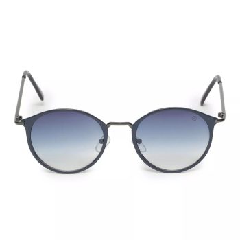 Le Bains Paris - Óculos De Sol Arredondado | Azul Marinho & Azul