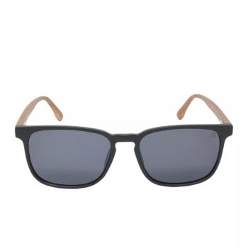 Le Bains Paris - Óculos De Sol Arredondado | Preto & Marrom