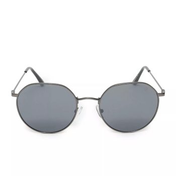 Le Bains Paris - Óculos De Sol Arredondado | Preto & Cinza Escuro
