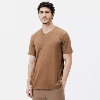 Camiseta Hering®. - Marrom