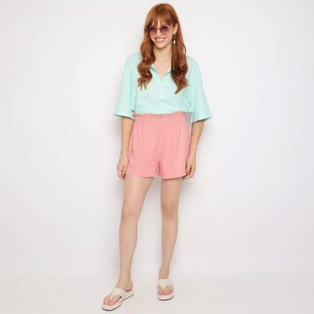 Polo Com Linho. - Verde Claro -