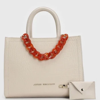 Bolsa Jorge Bischoff Tiracolo Off White