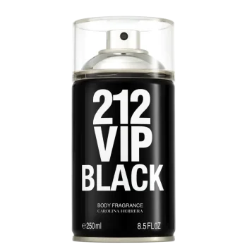 212 Vip Men Black Carolina Herrera - Body Spray 250ml