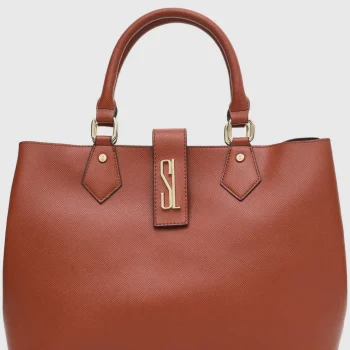 Bolsa Santa Lolla Logo Caramelo