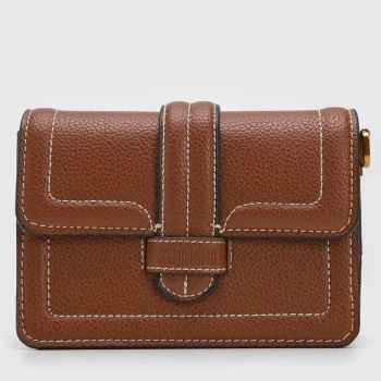 Bolsa Tiracolo Santa Lolla Pesponto Caramelo